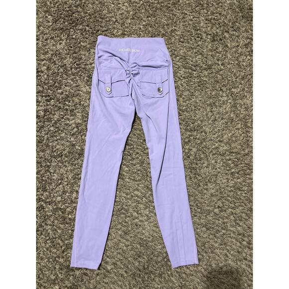 PCHEE BUM Scrunch Pocket Legging Lilac M - Picture 3 of 4